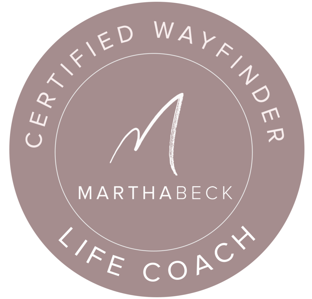 Martha Beck Certified Wayfinder Life Coach badge